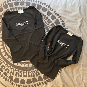 One Size Fits All - "Single?" Designer T Shirts